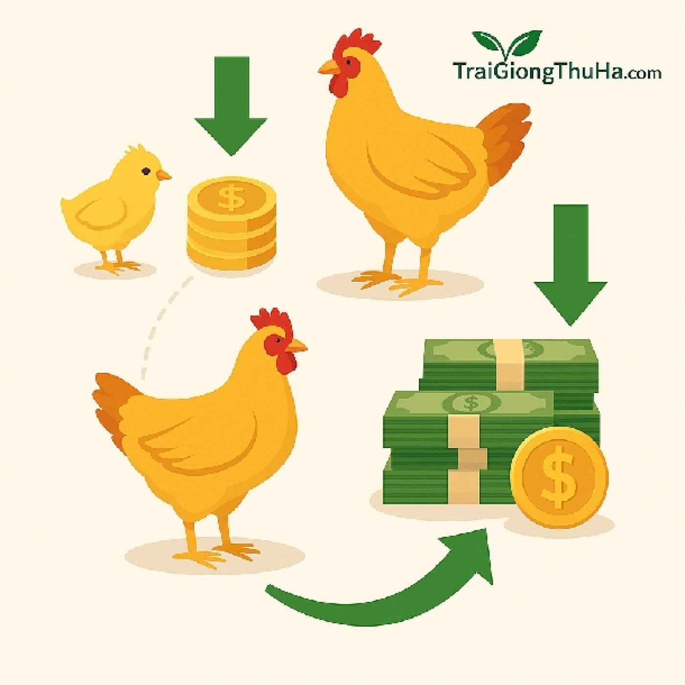 Nuôi Gà Mía Lai Có Lãi Không? Phân Tích Chi Tiết Lãi Lỗ Từng Giai Đoạn Nuôi