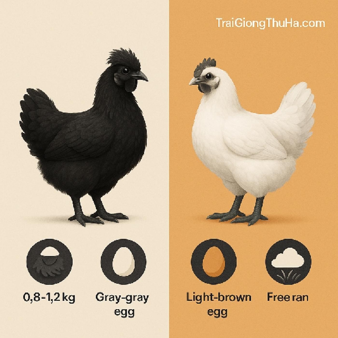 Các Giống Gà Ác Phổ Biến Nhất Ở Việt Nam: Lông Đen Hay Lông Trắng Tốt Hơn?