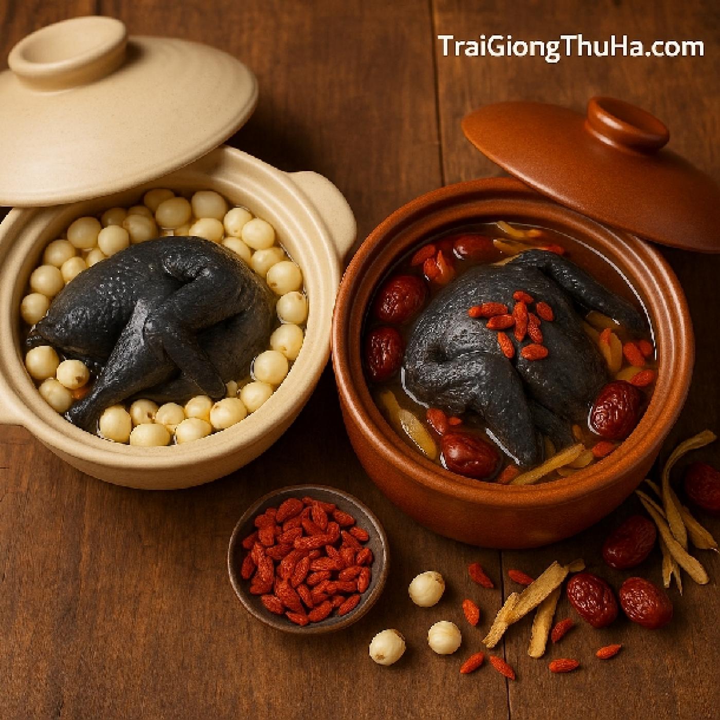 Gà Ác Hấp Hạt Sen, Gà Ác Tiềm Kỳ Tử – Bí Quyết Làm Món Chuẩn Dinh Dưỡng