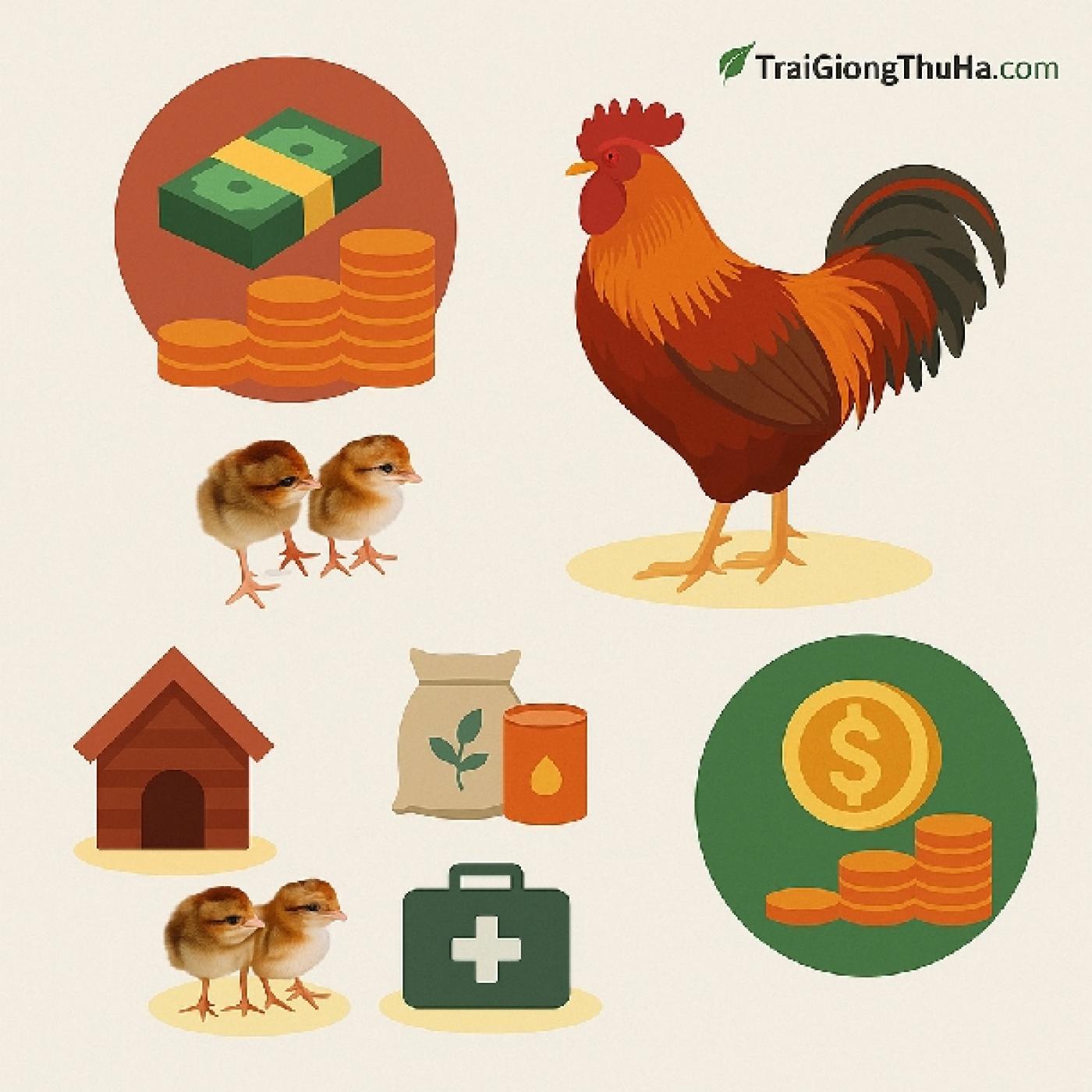 Nuôi Gà Tàu Vàng Có Lãi Không? Phân Tích Chi Phí – Doanh Thu – Rủi Ro Chi Tiết Từ A–Z