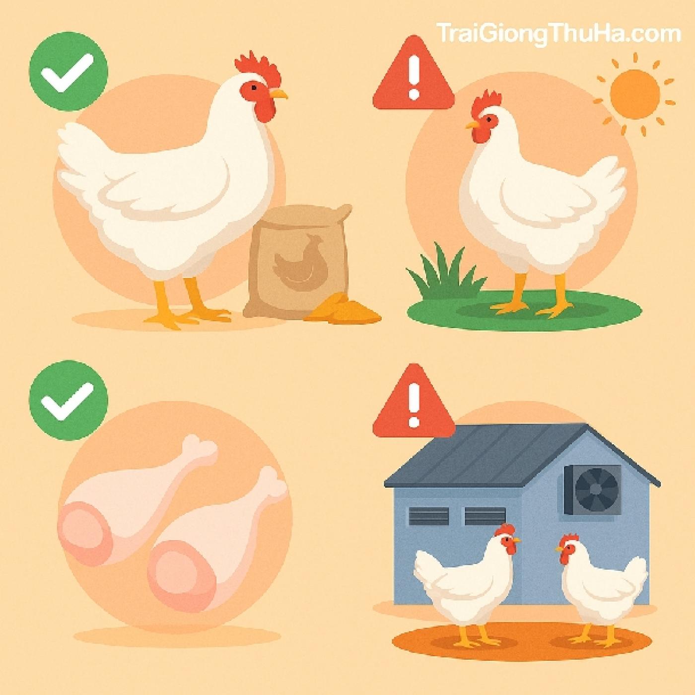 Gà Mỹ Trắng Công Nghiệp Có Tốt Không? Ưu – Nhược Điểm Cần Biết Trước Khi Nuôi