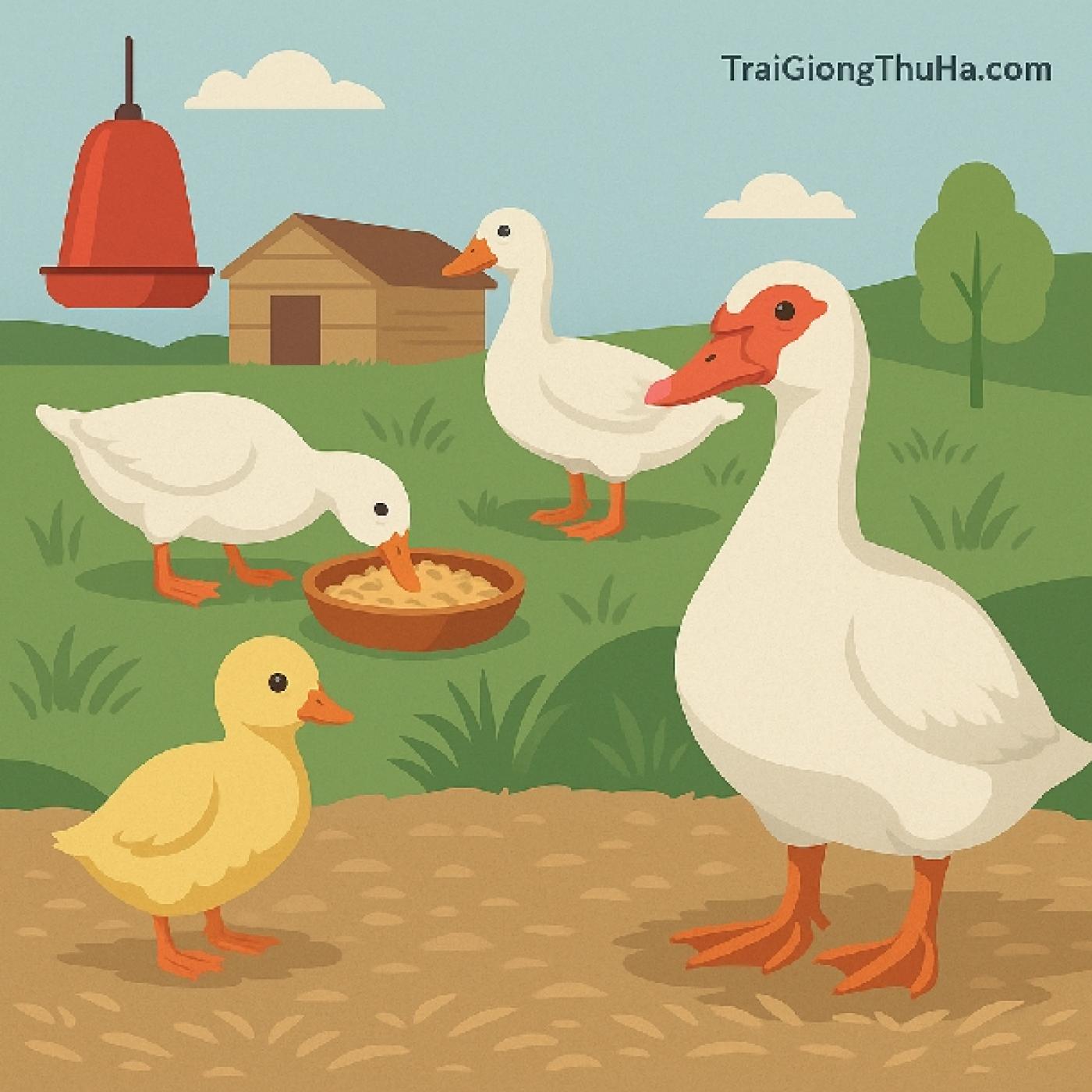 Kỹ Thuật Nuôi Ngan Pháp Siêu Nặng: Tăng Cân Nhanh, Ít Bệnh, Lãi Cao