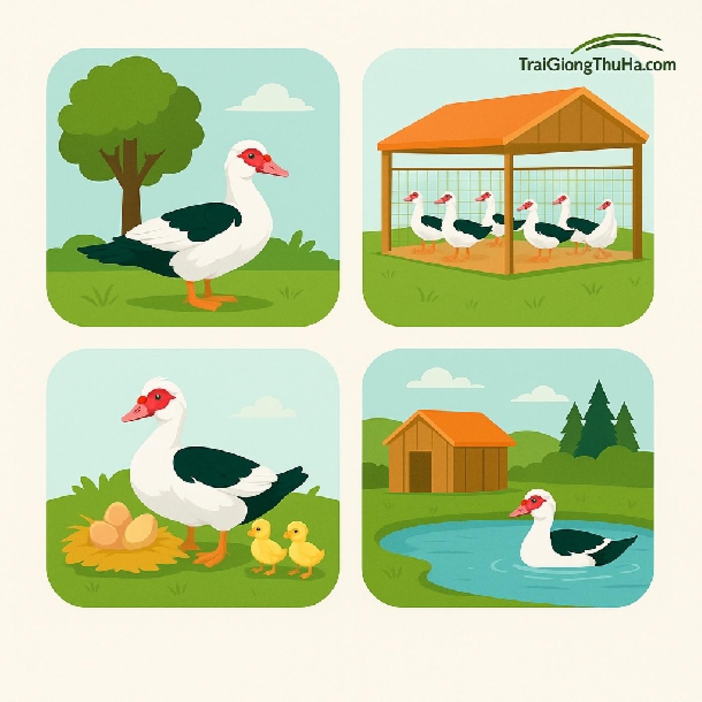 Top 5 Mô Hình Nuôi Vịt Xiêm Thành Công Nhất – Lời Khuyên Từ Chuyên Gia