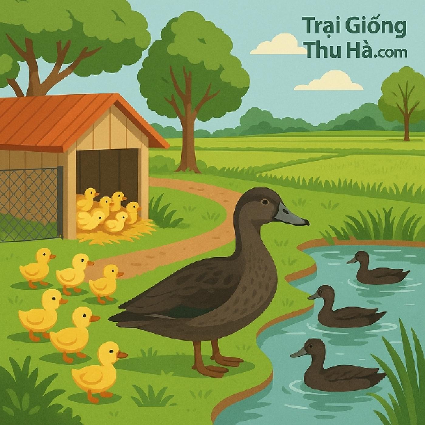 Nuôi Vịt Trời Mỏ Chì Từ A–Z: Kỹ Thuật Tăng Trọng Nhanh, Thịt Ngon, Lợi Nhuận Cao