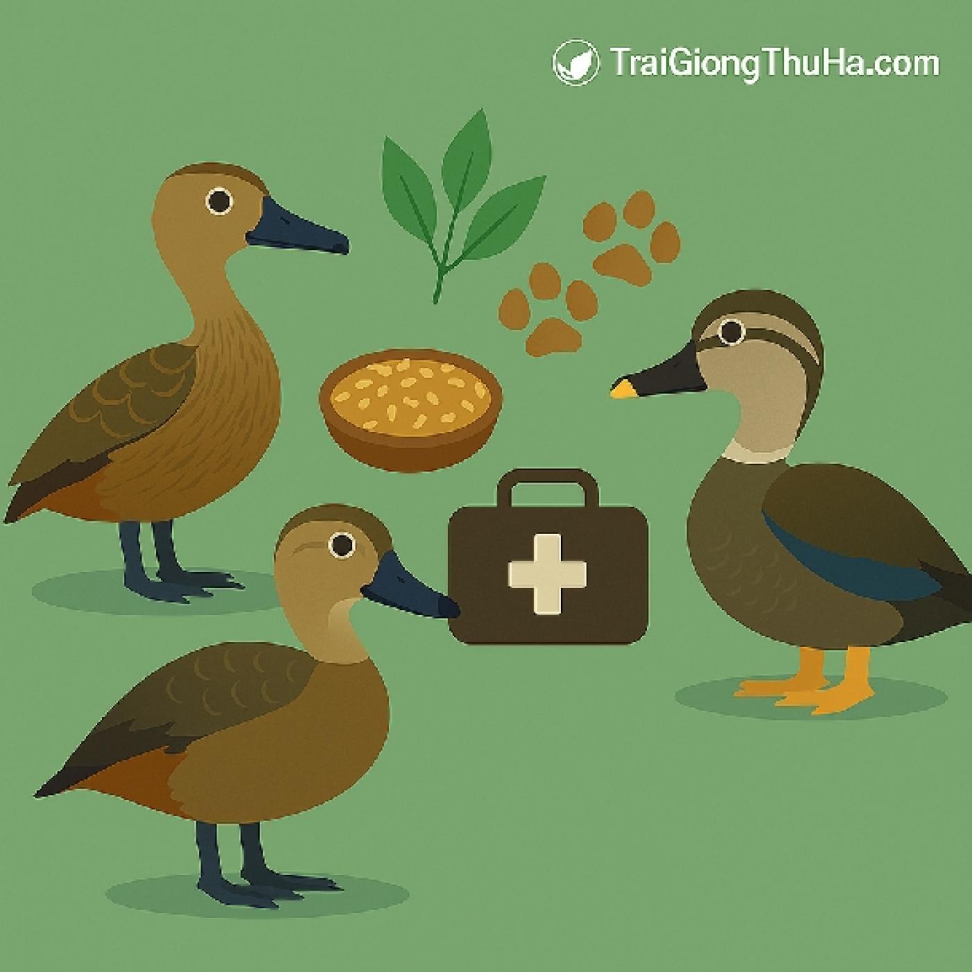 Vịt Trời Ăn Gì? Kỹ Thuật Chăm Sóc, Phòng Bệnh Cho Vịt Mỏ Chì Và Mỏ Khuyết