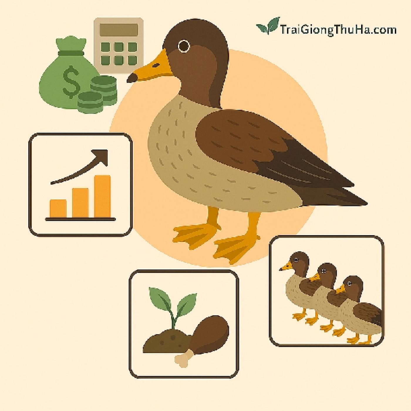 Chi Phí Nuôi 1.000 Con Vịt Trời Mỏ Khuyết Là Bao Nhiêu? Lãi Thực Tế Sau 3 Tháng