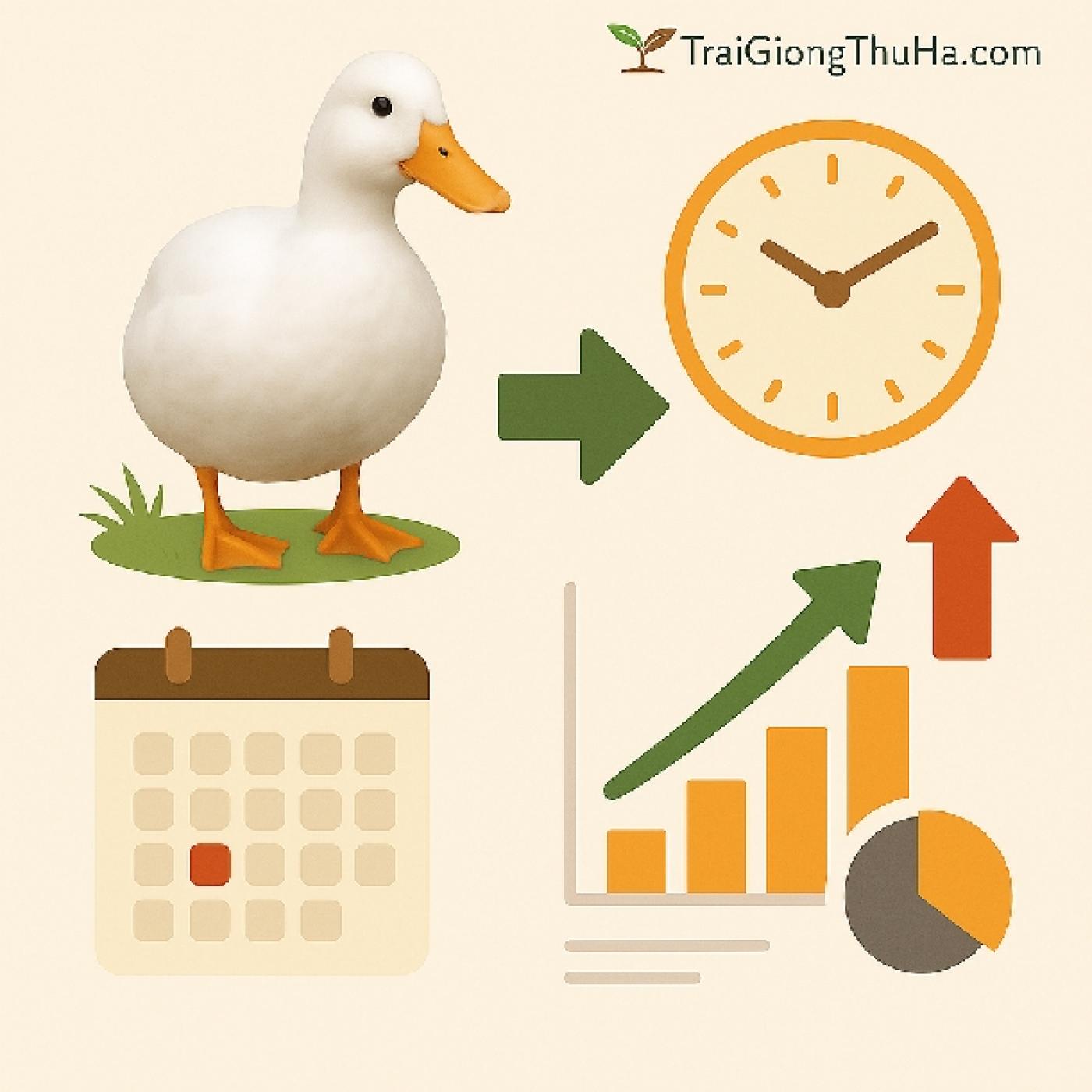 Vịt Supper Lớn Nhanh Không? Hiệu Suất Sau 45 – 60 Ngày Nuôi Bà Con Nên Biết