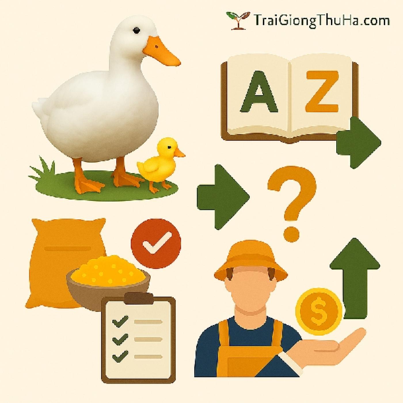 Hướng Dẫn Nuôi Vịt Bơ Siêu Thịt Từ A–Z Dành Cho Người Mới