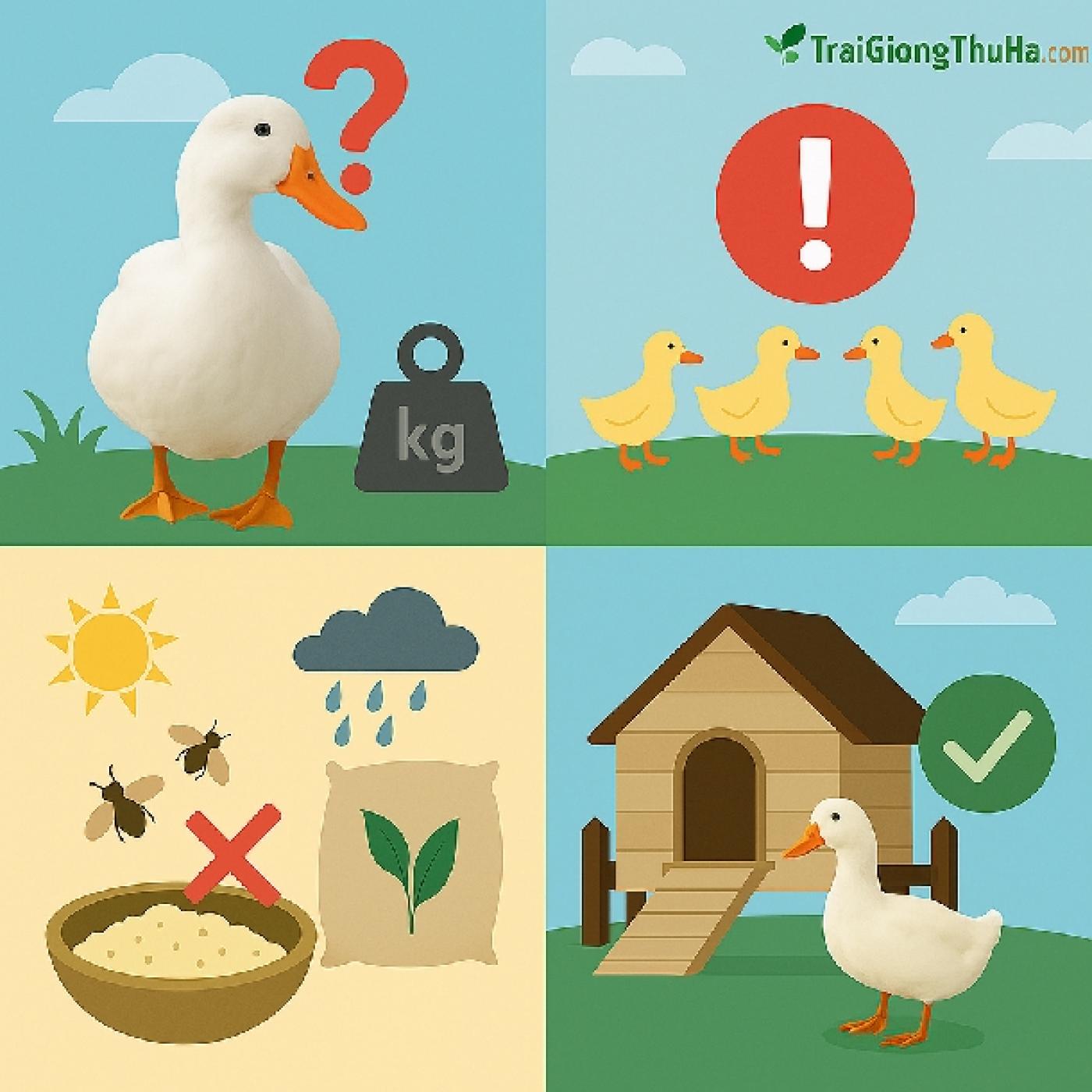 Làm Sao Để Vịt Bơ Không Bị Chậm Lớn? 5 Nguyên Nhân Và Giải Pháp Hiệu Quả