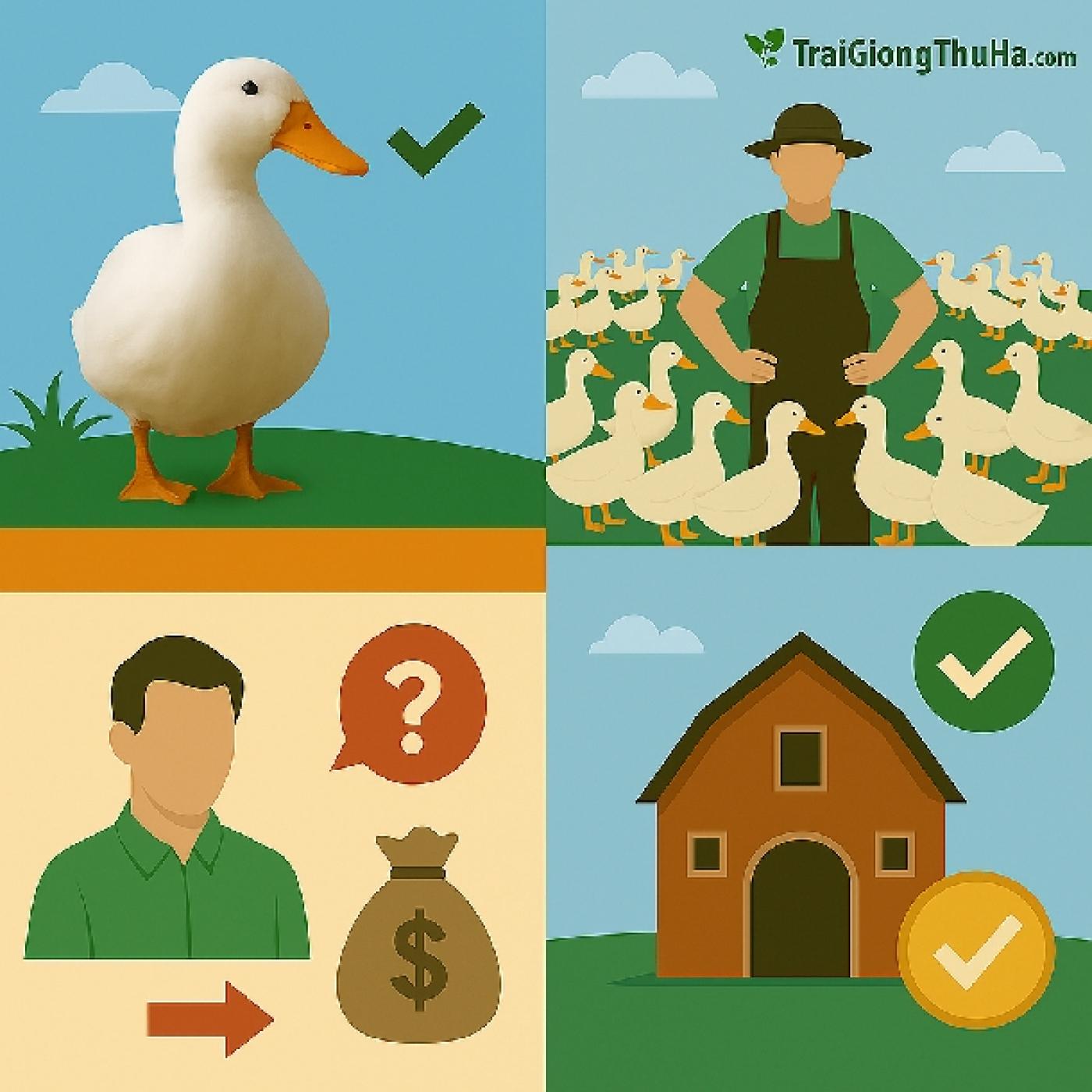 Mô Hình Nuôi Vịt Siêu Thịt Từ 1.000 Con: Kinh Nghiệm Thực Tế Từ Hộ Thành Công