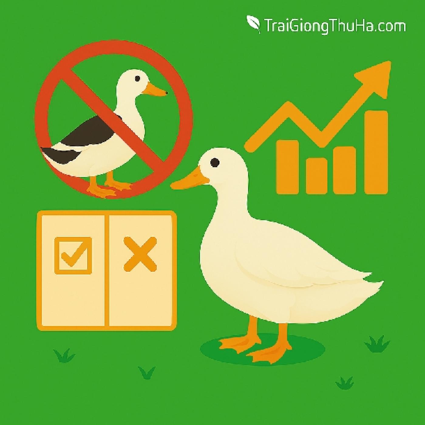 Vì Sao Nhiều Người Rời Bỏ Vịt Cỏ, Chuyển Sang Vịt Bầu Cánh Trắng?