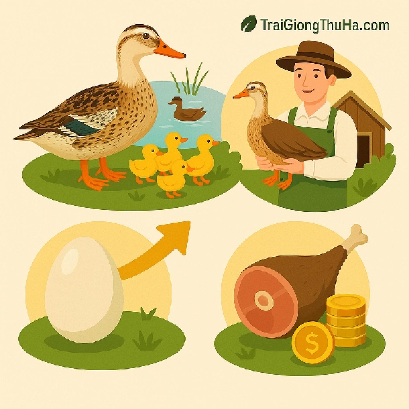 Giống Vịt Bầu – Lối Ra Hiệu Quả Cho Mô Hình Chăn Nuôi Nhỏ Và Vừa