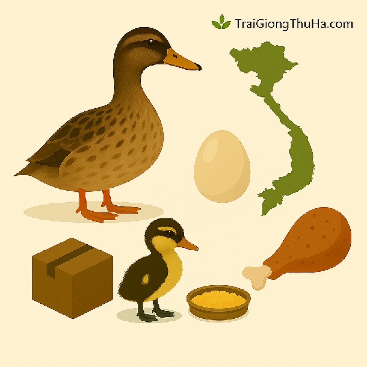 Giống Vịt Bầu Chợ Bến: Nguồn Gốc, Năng Suất Trứng, Chất Lượng Thịt Có Gì Đặc Biệt?