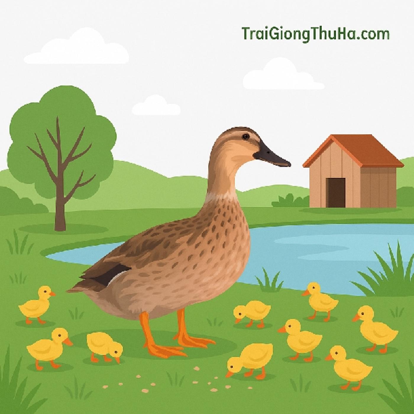 Mô Hình Nuôi Vịt Bầu Đất 100% Tự Nhiên – Lợi Nhuận Ổn Định, Dễ Làm Ở Nông Thôn