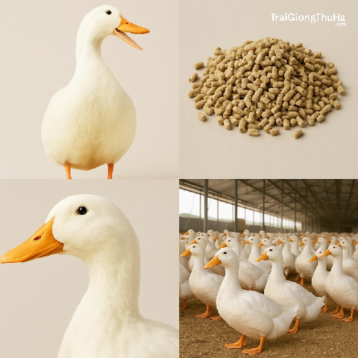 Khám Phá Giống Vịt Siêu Nạc Grimaud Từ Pháp – Có Gì Đặc Biệt Mà Nhiều Trang Trại Ưa Chuộng?