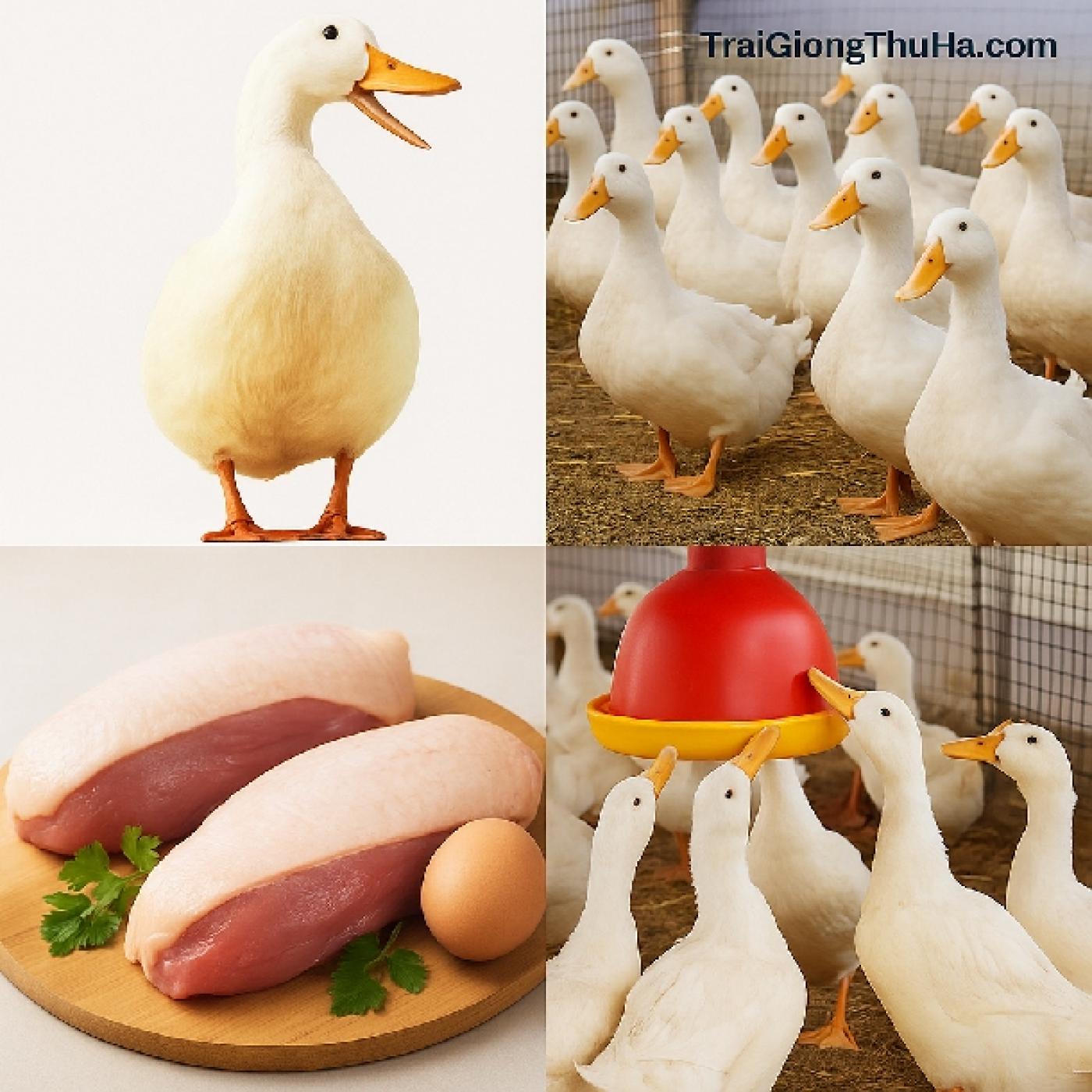 Vịt Siêu Nạc Grimaud – Giống Vịt Công Nghiệp Mang Lại Lợi Nhuận Cao
