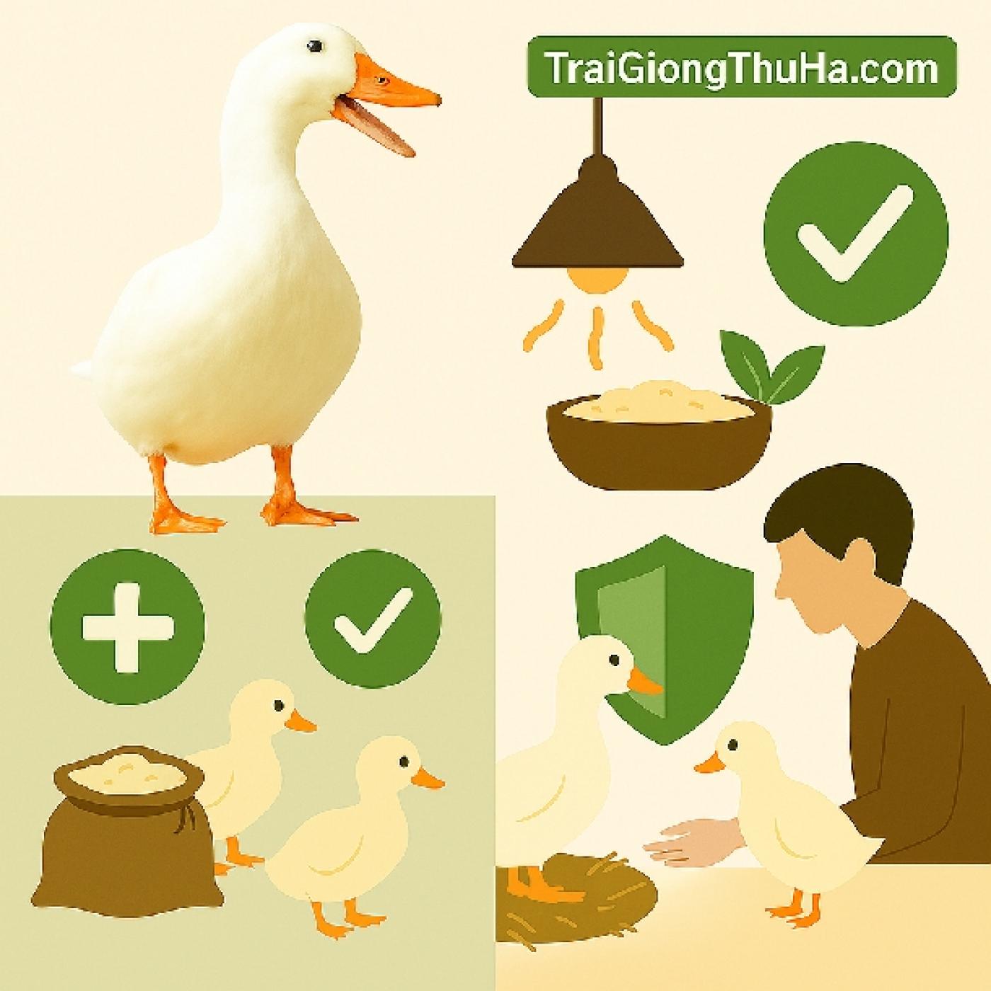 Hướng Dẫn Úm Vịt Grimaud Đúng Cách Giúp Giảm Chết Non, Nuôi Nhanh Lớn