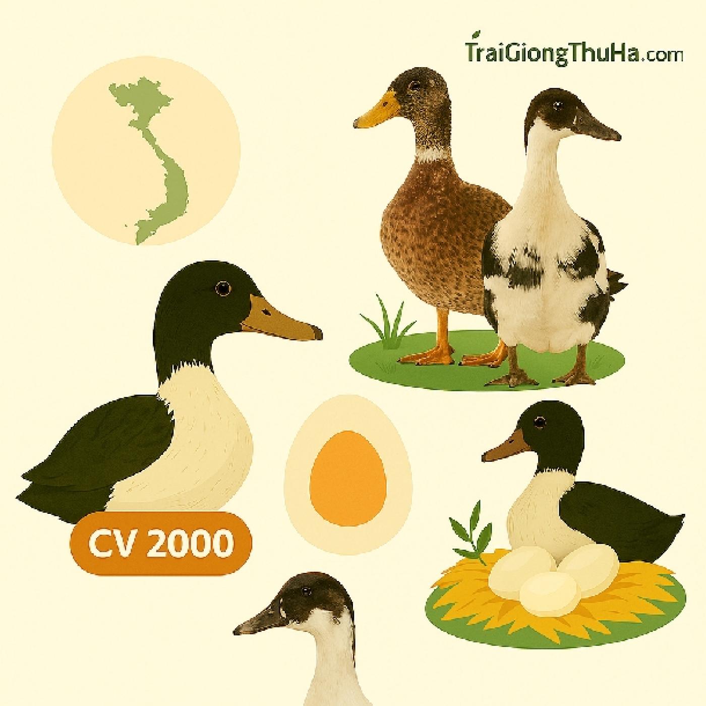 Toàn Bộ Thông Tin Về Vịt Siêu Trứng CV 2000 Layer: Nguồn Gốc, Đặc Điểm, Hiệu Quả Kinh Tế