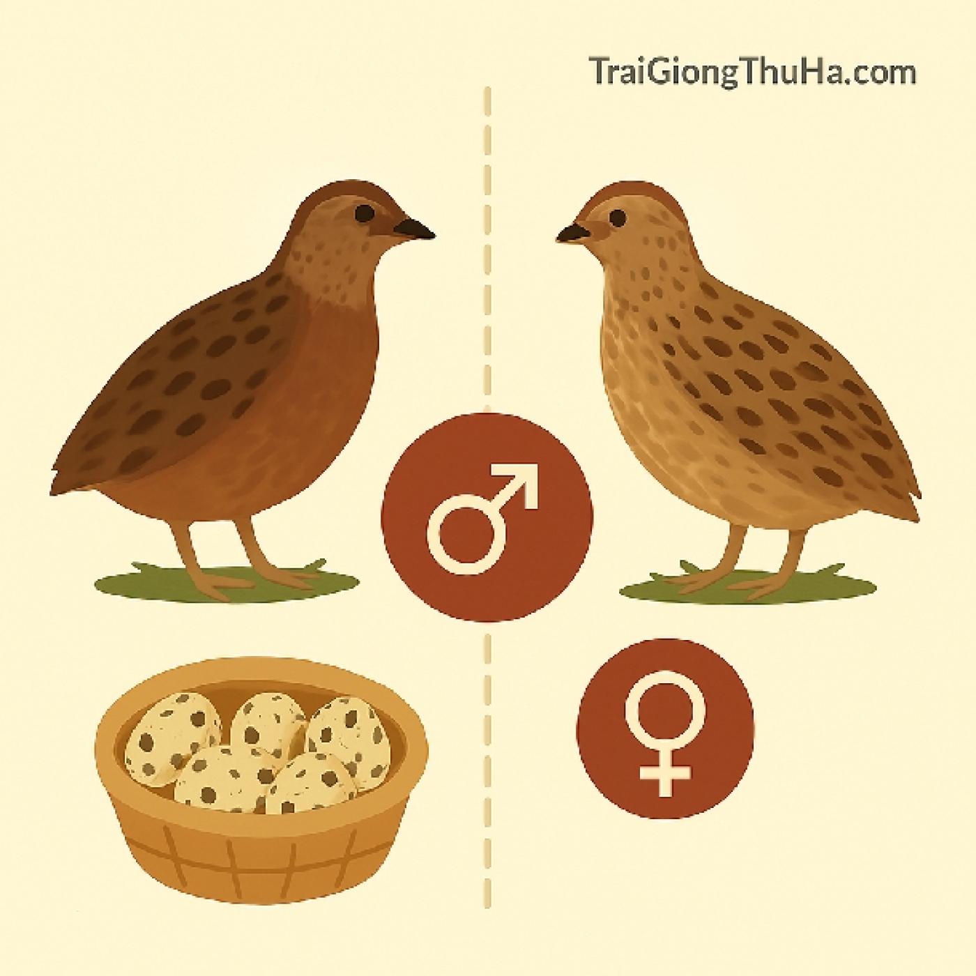 Chim Cút Trống Và Mái Khác Nhau Thế Nào? Cách Phân Biệt Chính Xác 99%