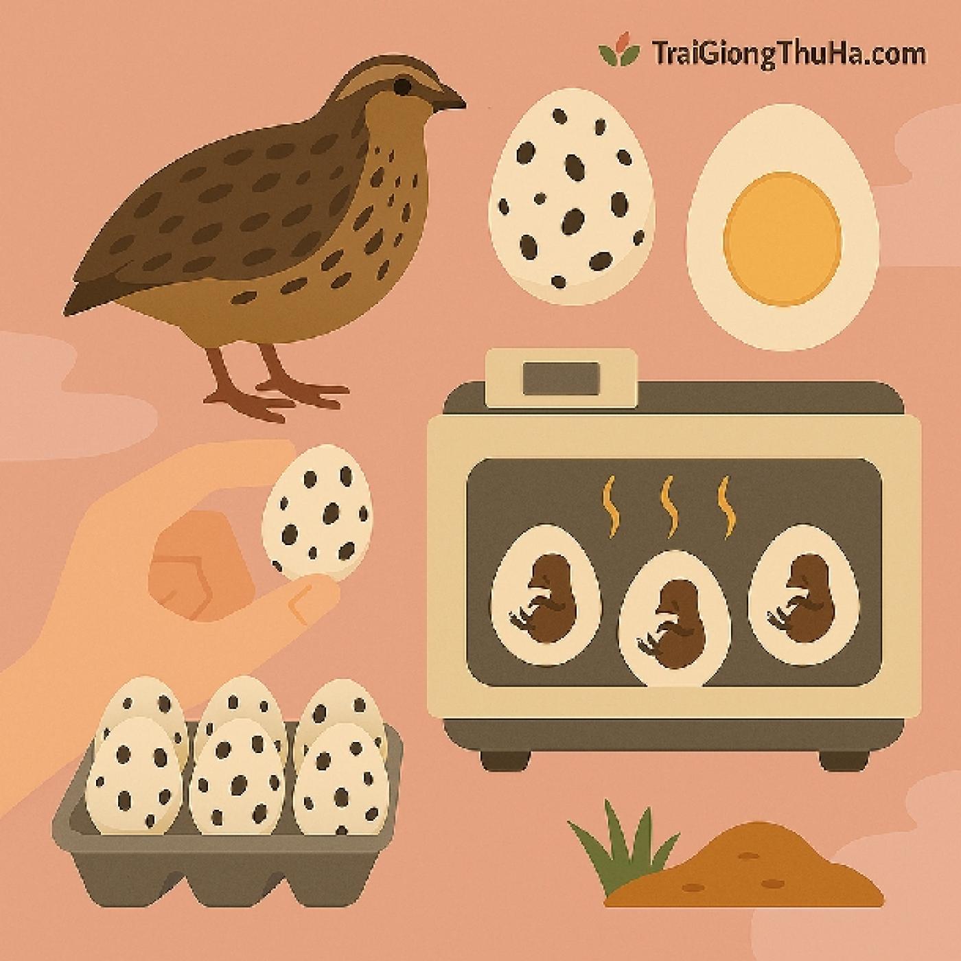 Trứng Chim Cút Nhật Có Phôi – Cách Ấp Nở Đúng Kỹ Thuật, Tỷ Lệ 95–98%