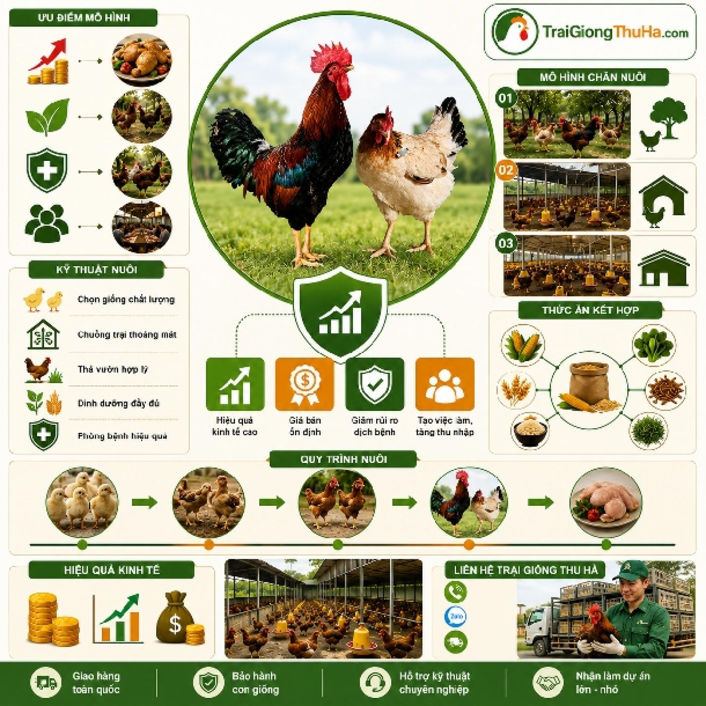 Mô Hình Chăn Nuôi Gà Mía Thuần Đem Lại Hiệu Quả Kinh Tế Cao Và Bền Vững