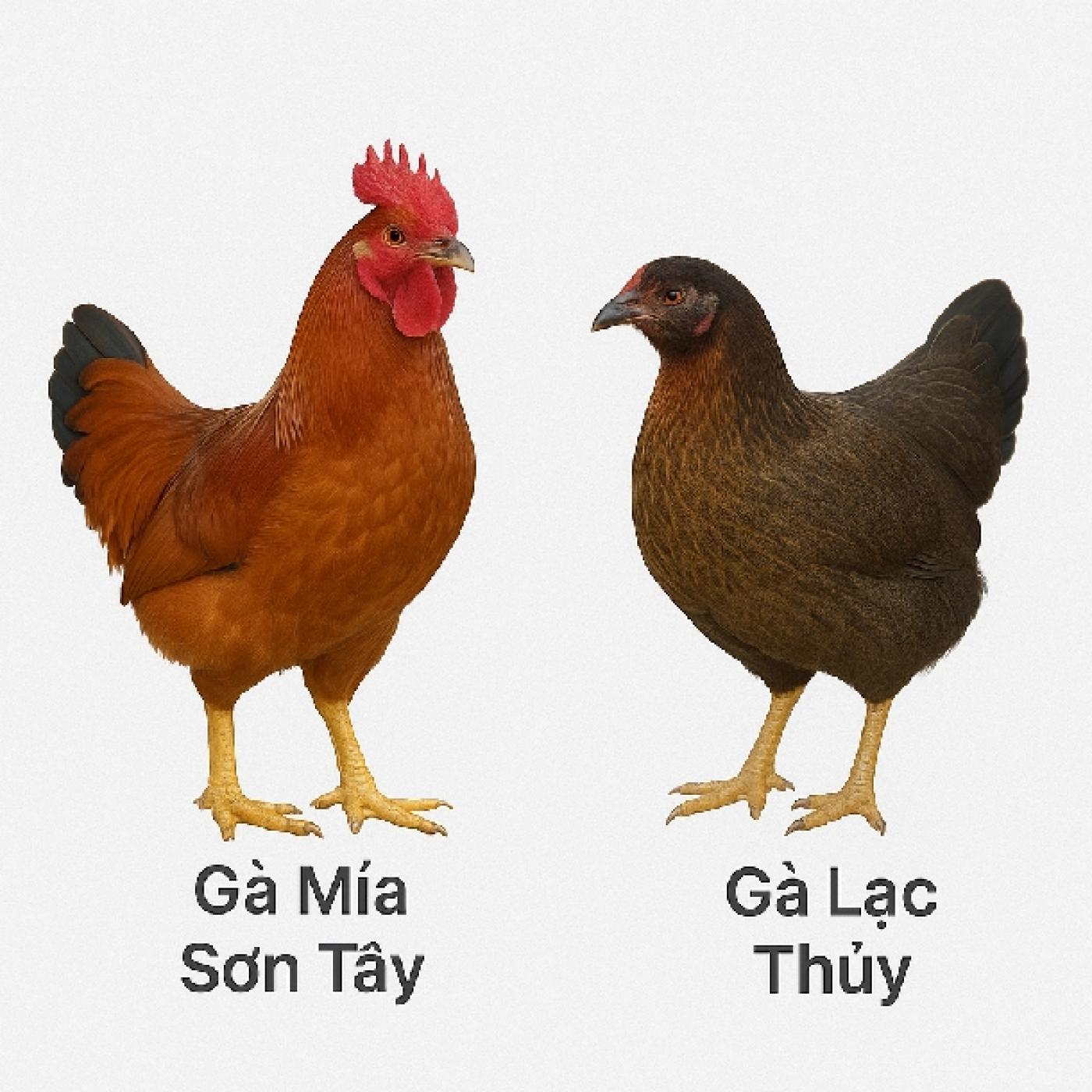Gà Mía Sơn Tây vs Gà Lạc Thủy: So sánh chi tiết & lời khuyên chăn nuôi