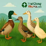 Tổng Hợp Các Dòng Vịt Cỏ Ở Việt Nam – Vịt Tàu Rằn, Tàu Nổ, Tàu Phèn, Vịt Huế Và Đặc Điểm Nổi Bật