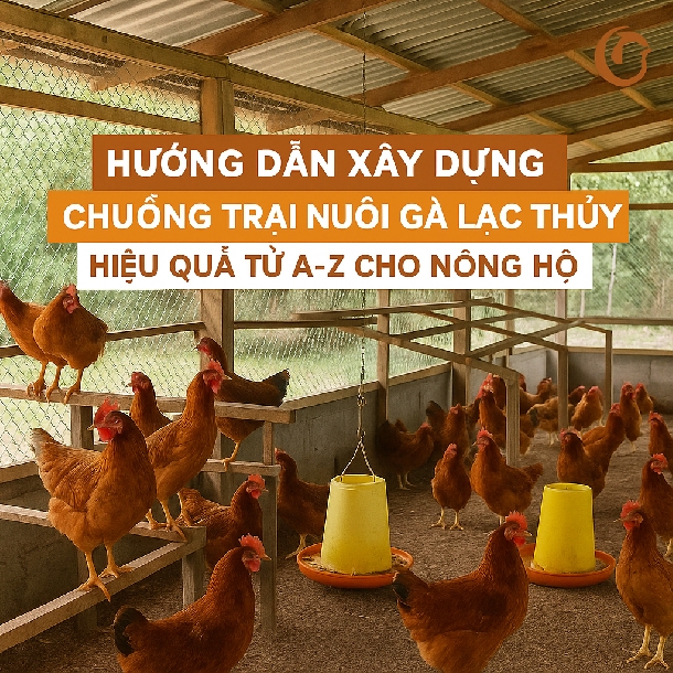 Hướng Dẫn Xây Dựng Chuồng Trại Nuôi Gà Lạc Thủy Hiệu Quả Từ A-Z Cho Nông Hộ