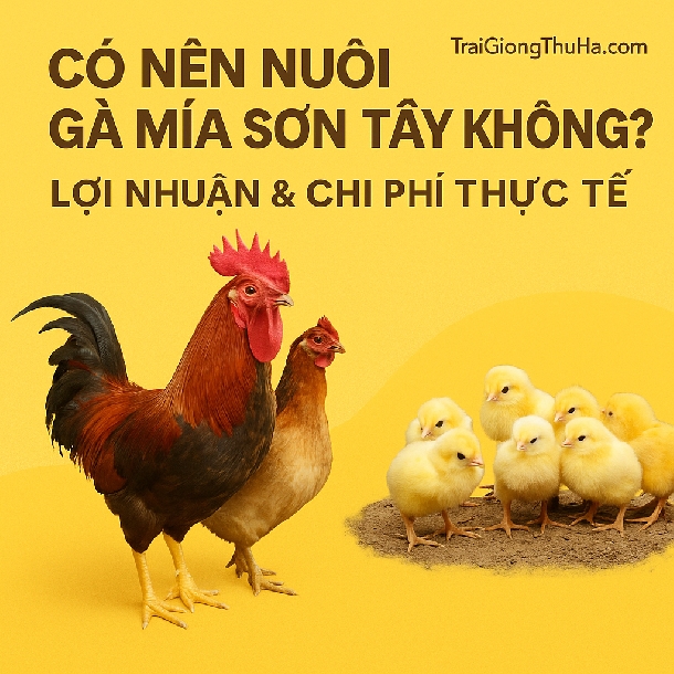 Có Nên Nuôi Gà Mía Sơn Tây Không? Lợi Nhuận & Chi Phí Thực Tế
