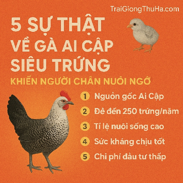 5 Sự Thật Về Gà Ai Cập Siêu Trứng Khiến Người Chăn Nuôi Ngỡ Ngàng