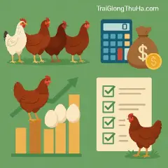 Gà Siêu Trứng Có Thực Sự Lợi Nhuận? Phân Tích Từ Hơn 300 Hộ Chăn Nuôi Gà Ai Cập, Lương Phượng, D310 & IZ