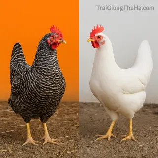 Gà Ai Cập Vằn và Gà Ai Cập Trắng Khác Nhau Thế Nào?
