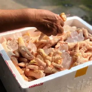 Gà đông tảo nướng giấy bạc