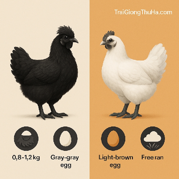 Các Giống Gà Ác Phổ Biến Nhất Ở Việt Nam: Lông Đen Hay Lông Trắng Tốt Hơn?