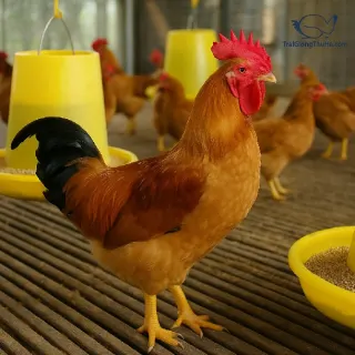 Cách Nuôi Gà Lương Phượng Nhốt Chuồng Bằng Cám Viên Đúng Kỹ Thuật