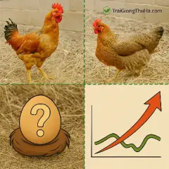 Phân Tích Năng Suất Gà Lương Phượng: Thực Tế Có Đạt 250 Trứng/Năm?