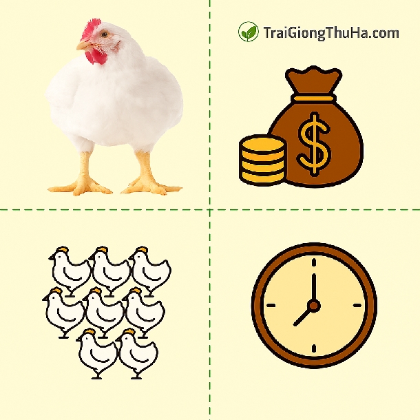 Mô Hình Nuôi Gà Công Nghiệp 1.000 Con – Bao Lâu Hòa Vốn? Chi Tiết Chi Phí & Doanh Thu