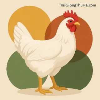 Đặc Điểm Giống Gà Mỹ Trắng Công Nghiệp: Tăng Trọng Nhanh, Dễ Nuôi