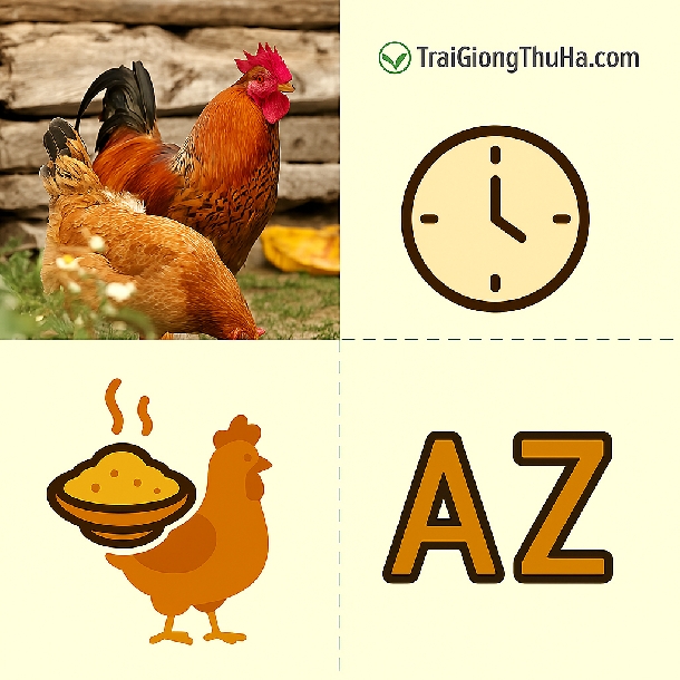 Gà Tam Hoàng Nuôi Bao Lâu Xuất Chuồng? Hướng Dẫn Kỹ Thuật Nuôi Hiệu Quả Từ A–Z