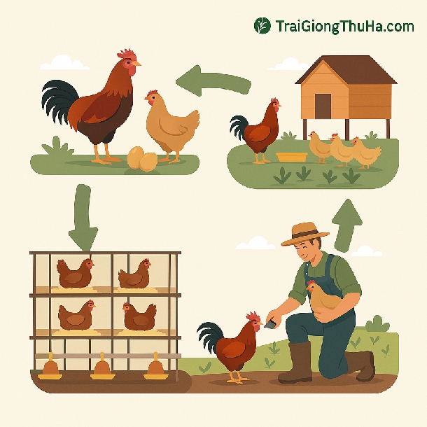 Gà Lai Chọi 3 Máu Phù Hợp Với Mô Hình Nào? Hướng Dẫn Kỹ Thuật Nuôi Từ A–Z