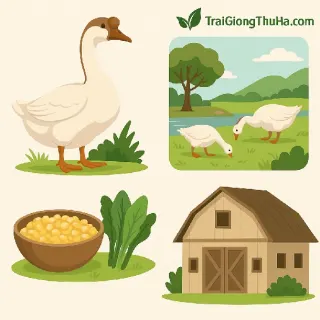 Ngỗng Sư Tử Có Tốt Không? Phân Tích Lợi Nhuận, Hiệu Quả Và Khả Năng Nuôi Thả Tự Nhiên