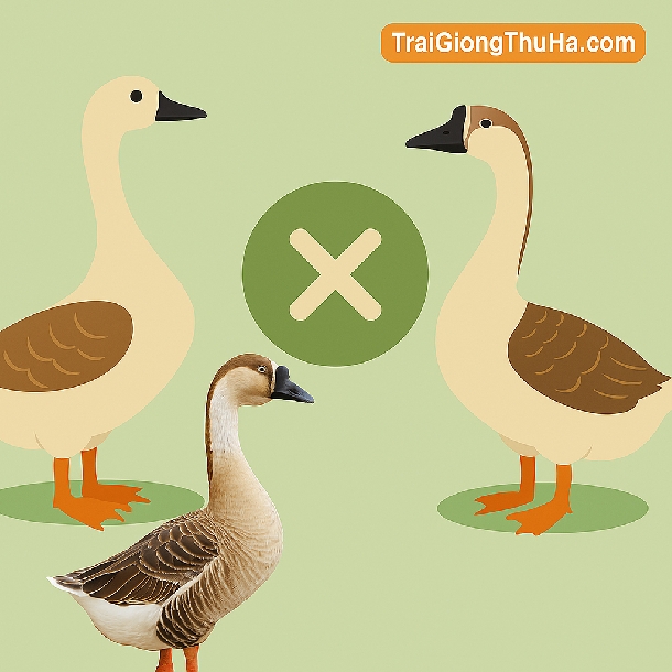 So Sánh Ngỗng Sư Tử Lai Và Ngỗng Trung Quốc: Giống Nào Nên Nuôi Hiệu Quả Hơn?