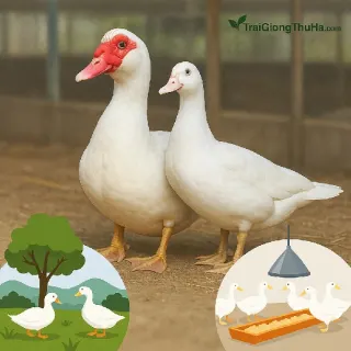 Bí Quyết Nuôi Ngan Pháp R71 Lớn Nhanh – Ít Hao Tốn Thức Ăn