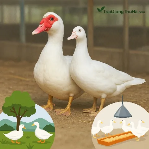 Bí Quyết Nuôi Ngan Pháp R71 Lớn Nhanh – Ít Hao Tốn Thức Ăn