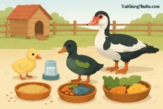 Vịt Xiêm Ăn Gì? Hướng Dẫn Phối Trộn Thức Ăn Giảm Chi Phí, Tăng Tỷ Lệ Thịt