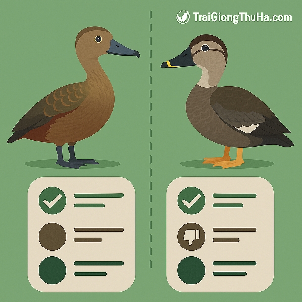 Vịt Trời Mỏ Chì Với Mỏ Khuyết Khác Nhau Thế Nào? Cách Phân Biệt Và Ưu – Nhược Điểm