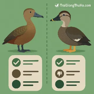 Vịt Trời Mỏ Chì Với Mỏ Khuyết Khác Nhau Thế Nào? Cách Phân Biệt Và Ưu – Nhược Điểm