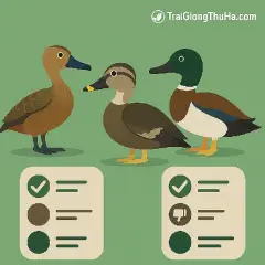 Tổng Hợp Các Giống Vịt Trời Phổ Biến Hiện Nay – Mỏ Chì, Mỏ Khuyết Và Vịt Rừng Lai