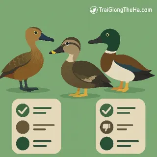 Tổng Hợp Các Giống Vịt Trời Phổ Biến Hiện Nay – Mỏ Chì, Mỏ Khuyết Và Vịt Rừng Lai