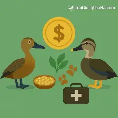 Giá Vịt Trời Hôm Nay Bao Nhiêu? Cập Nhật Mới Nhất Vịt Mỏ Chì & Mỏ Khuyết